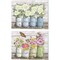 Bouquets of Inspiration 2 by Jean Plout 15" x 12" Canvas Wall Art (Set of 2)
